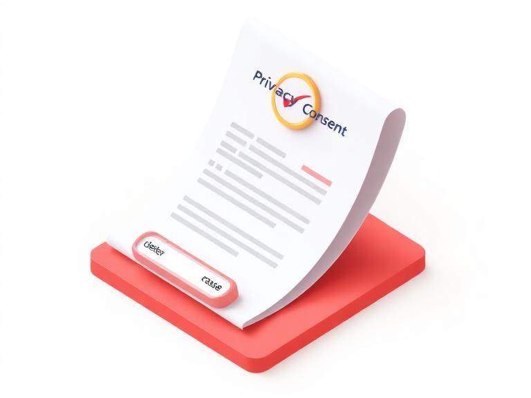 Privacy consent document with export and erase controls