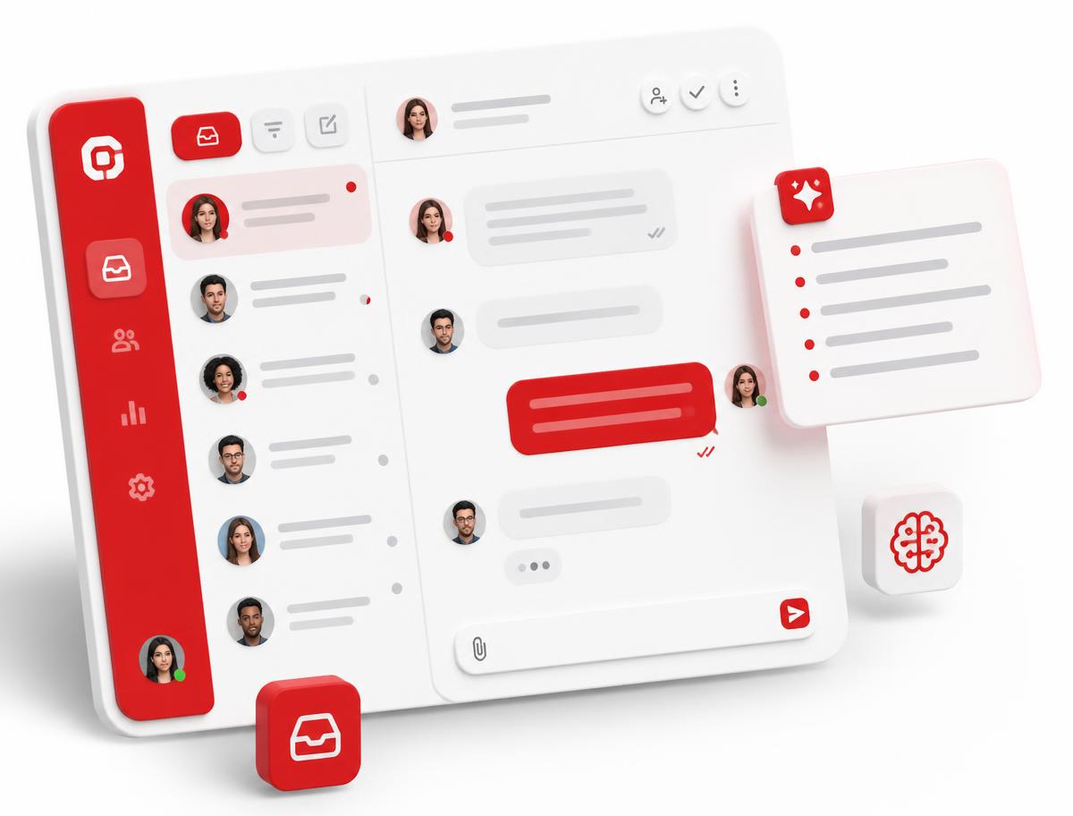 unified team inbox with AI summaries and delivery receipts